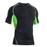 Men's Compression Shirt Short Sleeve Tops Slimming Body Shaper for Athletic  T-Shirts