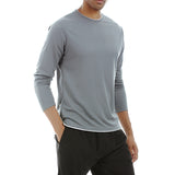 Men's Adult Casual Long Sleeve Tshirt