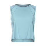 New Arrival Loose Free Style Womens Sports Wear Crop Tank Top Sweat Shirts