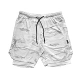 Mens 2 in 1 Running Shorts with Pocket & Towel Loop