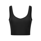 Sexy yoga moisture absorption sweat  elastic tight yoga vest tank tops