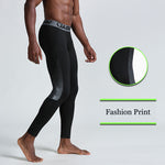 Men’s Compression Pants Workout Active Leggings Dry Thermal Warm Wintergear