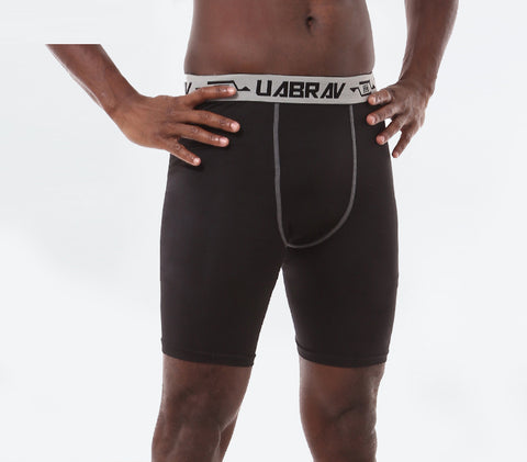 Men's Compression Shorts   Quick Dry Athletic Shorts