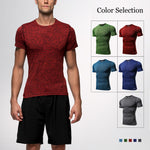 Men’s Dry-Fit Moisture Wicking Active Athletic Performance Crew T-Shirt
