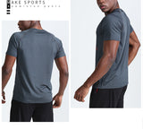 Men's Graphic Workout Tee - Short Sleeve Gym & Training Activewear T Shir