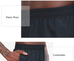 Mens Big & Tall Athletic Basketball Shorts Performance Workout Gym Shorts Zipper Pockets