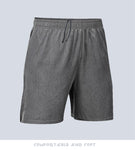 Men's Casual Sports Quick Dry Workout Running or Gym Training Short with Zipper Pockets