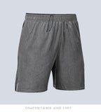 Men's Casual Sports Quick Dry Workout Running or Gym Training Short with Zipper Pockets