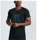 Men's Graphic Workout Tee - Short Sleeve Gym & Training Activewear T Shir